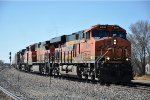 Intermodal eases east around the curve